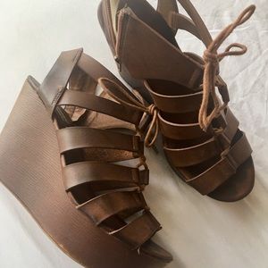 Steve Madden Lace-Up Wedges